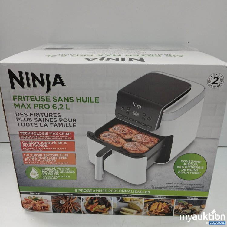 Artikel Nr. 952289: Ninja Heißluftfritteuse Max Pro 6.2L Model AF180EUWH