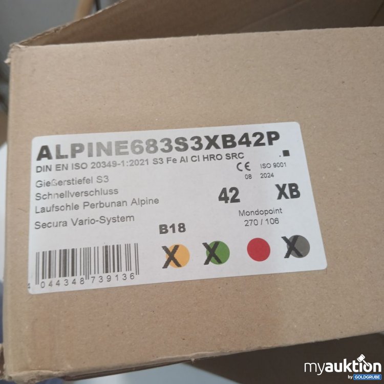 Artikel Nr. 992289: Alpine Sicherheitsschuh