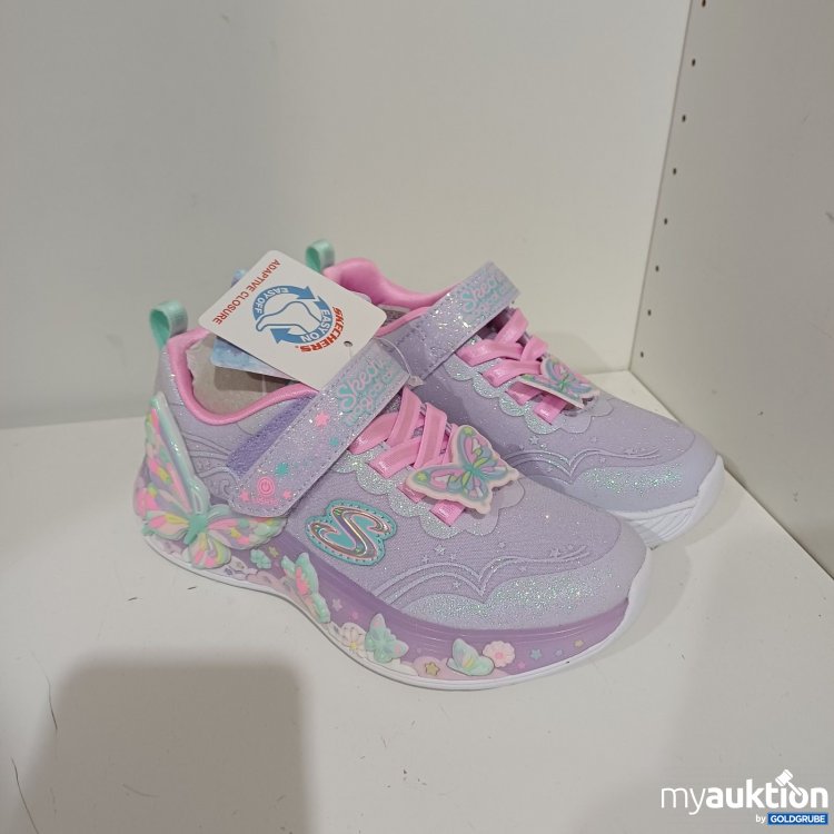 Artikel Nr. 464290 Artikel Nr. 464290: Skechers Kinderschuhe lila mit Schmetterling Größe 28