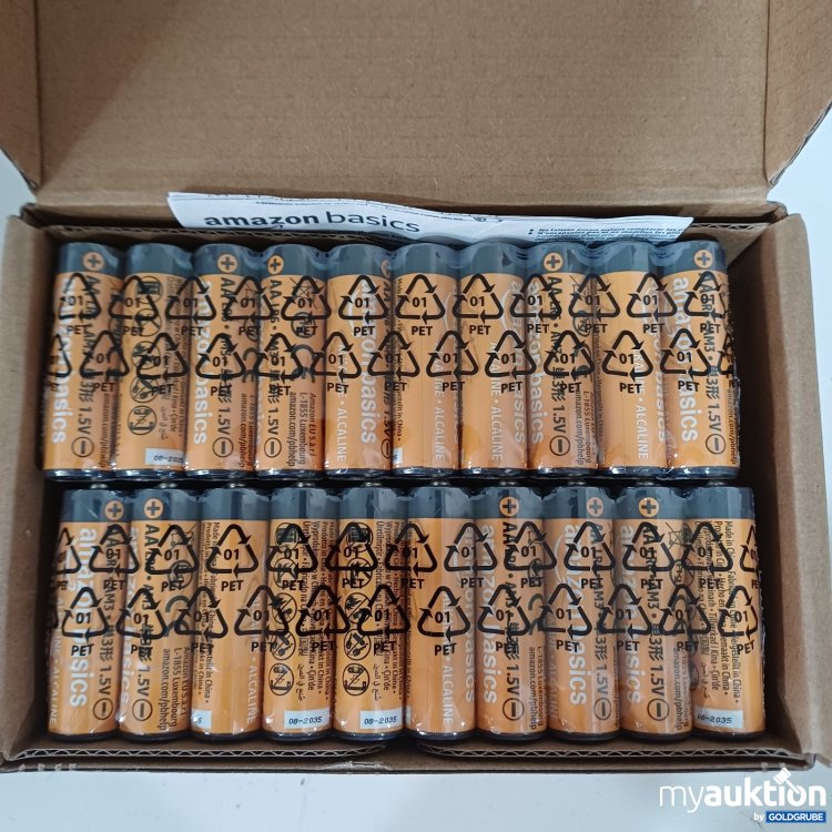 Artikel Nr. 467290 Artikel Nr. 467290: Amazon Basics AA Mignon Batterien 1,5 V Alkaline, 100 Stk.