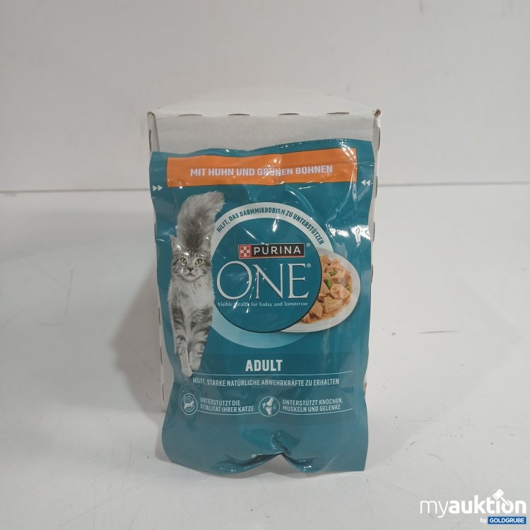 Artikel Nr. 477290 Artikel Nr. 477290: Purina ONE Katzenfutter Adult mit Huhn und grünen Bohnen 26x85g