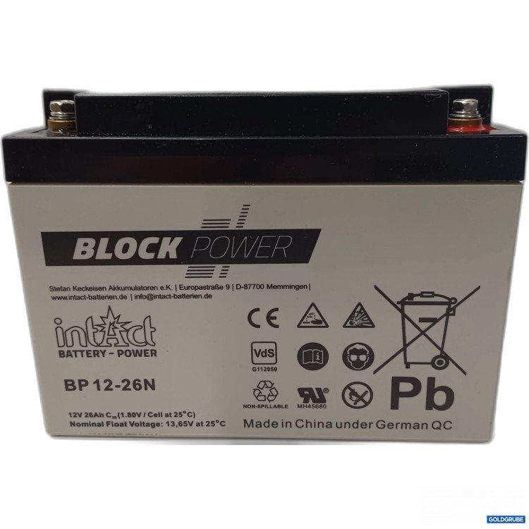 Artikel Nr. 888290 Artikel Nr. 888290: Block Power Batterie