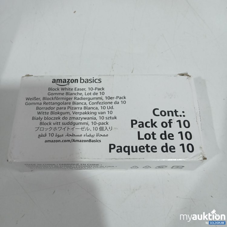 Artikel Nr. 894290: Amazon Basics Block white Easer 10Pack 