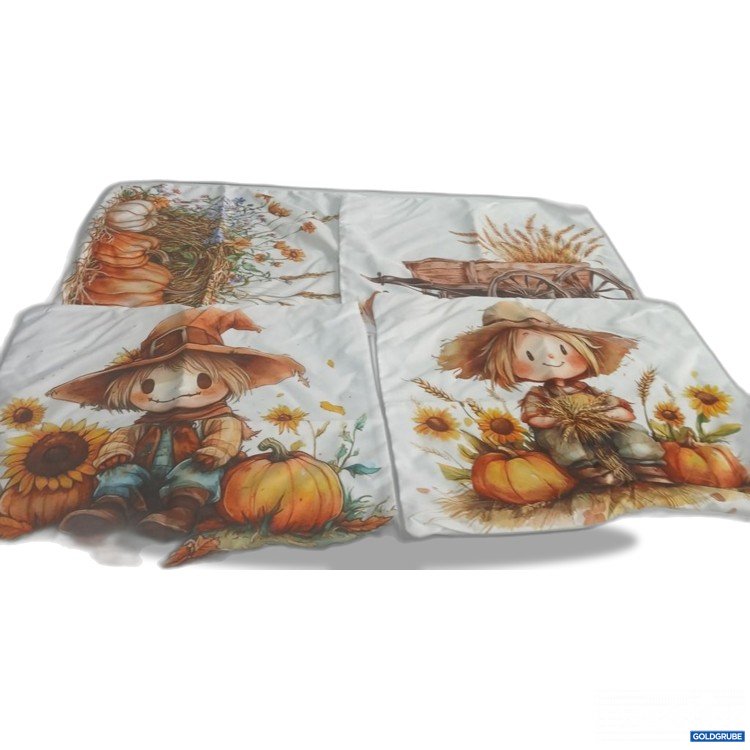 Artikel Nr. 939290 Artikel Nr. 939290: Herbst Dekokissenbezüge mit Ernte-Motiven 4er Set ca. 40x45cm