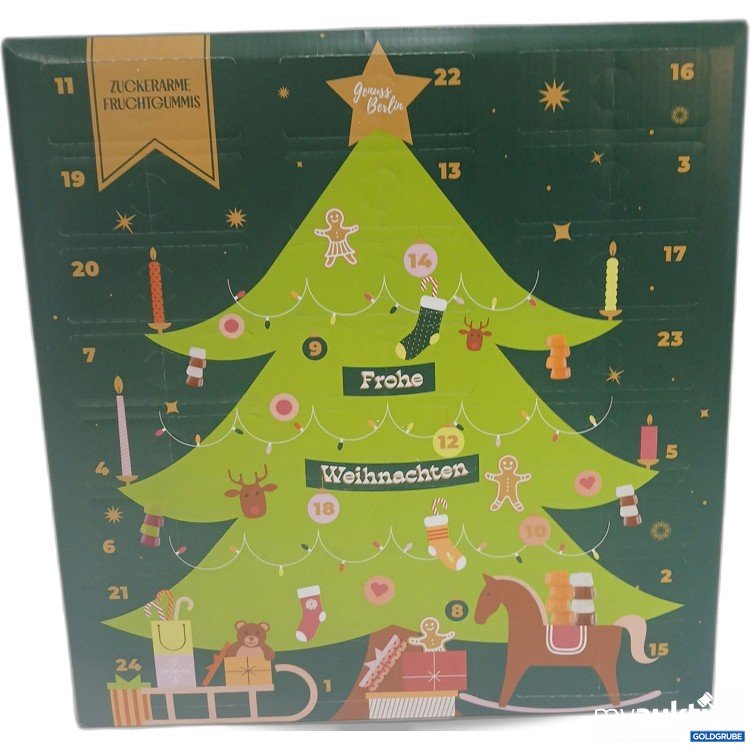 Artikel Nr. 964290: Zuckerarme Fruchtgummis Adventskalender 