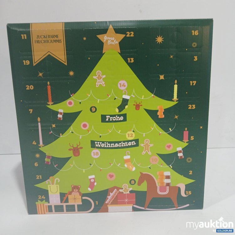 Artikel Nr. 964290: Zuckerarme Fruchtgummis Adventskalender 