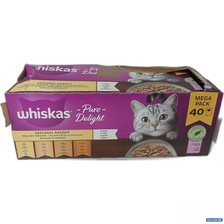 Artikel Nr. 978290 Artikel Nr. 978290: whiskas Pure Delight Geflügel Ragout 40x85g