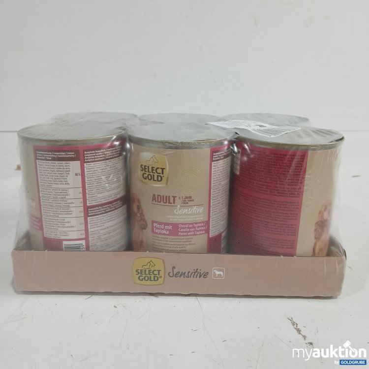 Artikel Nr. 985290: Select Gold Adult Hundefutter Pferd mit Tapioka 6x400g