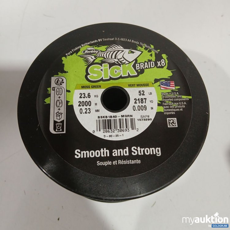 Artikel Nr. 442291: Berkley Sick braid x8 23,6kg 2000m 0,23mm