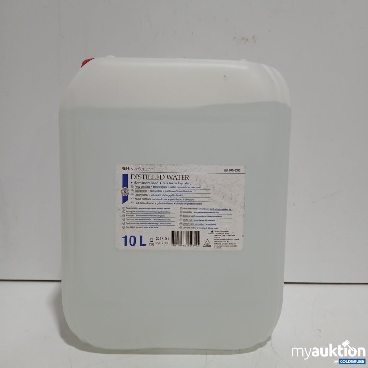 Artikel Nr. 527291: Henry Schein Destilliertes Wasser 10l
