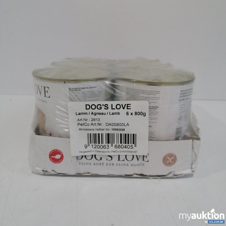 Artikel Nr. 855291: Dog's Love Lamm 6x800g