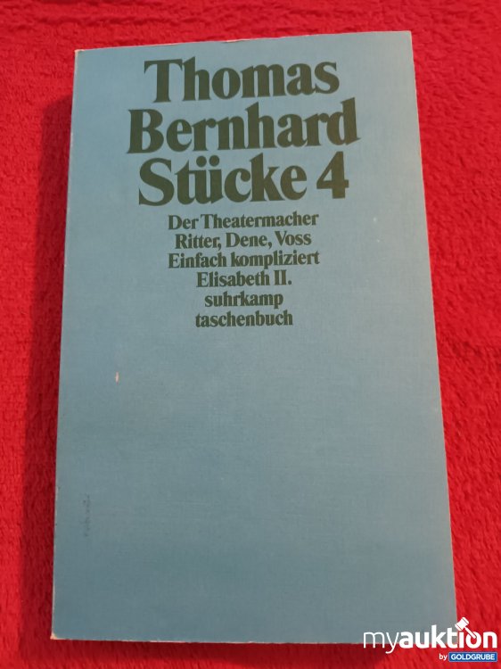 Artikel Nr. 927291 Artikel Nr. 927291: Thomas Bernhard, Stücke 4