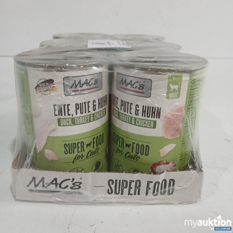 Artikel Nr. 985291: Macs Superfood Katzenfutter Ente, Pute & Huhn 6x400g