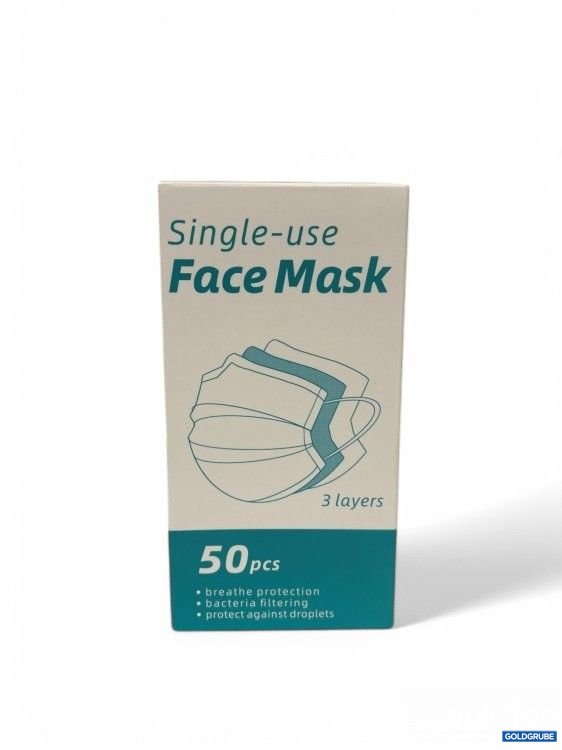 Artikel Nr. 394292: Mund Nasen Maske 3lagig (50 Masken)