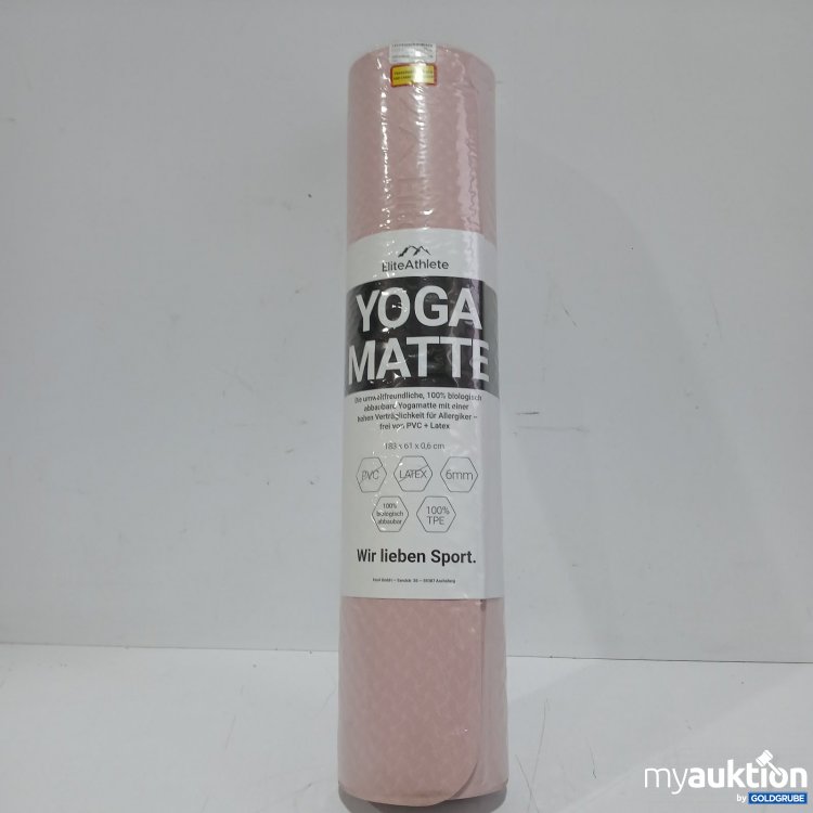 Artikel Nr. 478292 Artikel Nr. 478292: EliteAthlete Yogamatte 183 x 61 x 0,6 cm 6 mm