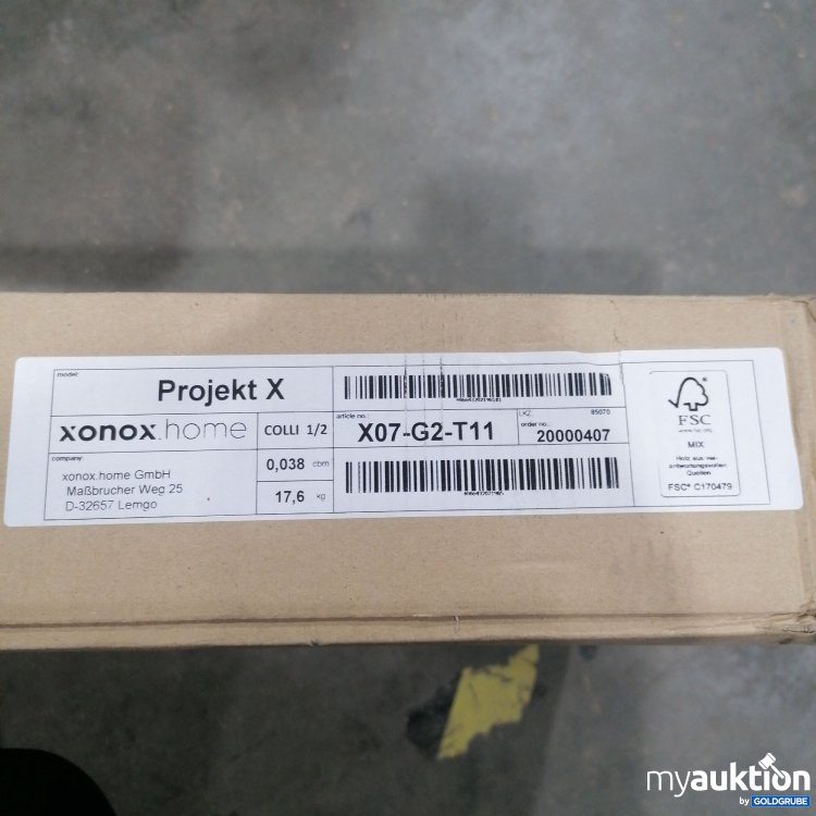 Artikel Nr. 522292: Projekt X Xonoxhome Regal X07-G2-T11  Colli 1/2 
