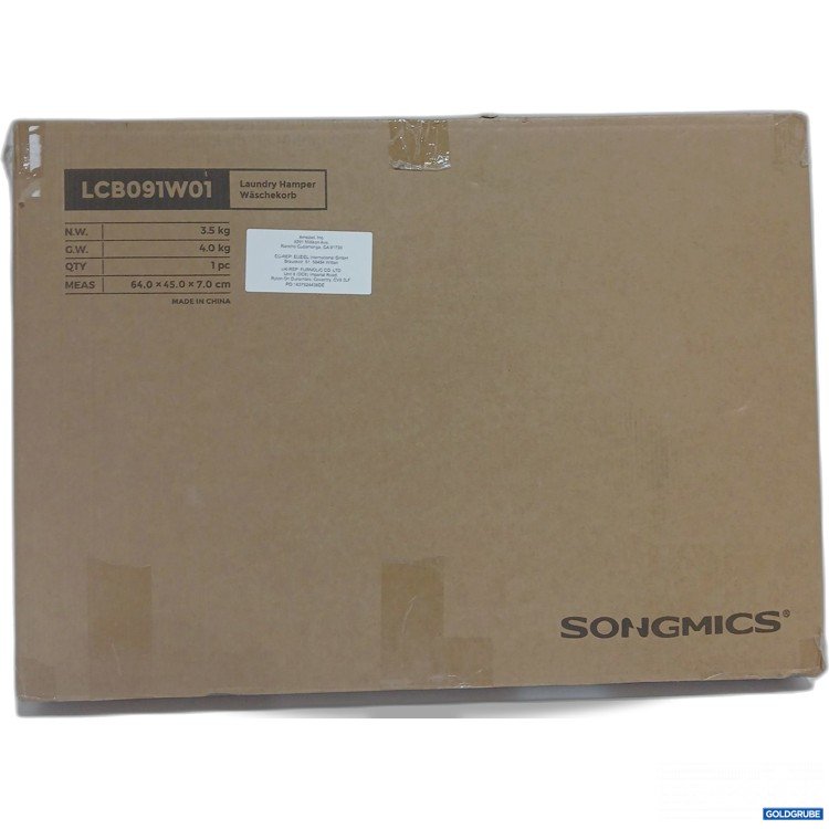 Artikel Nr. 916292: Songmics Wäschekorb LCB091W01 weiß