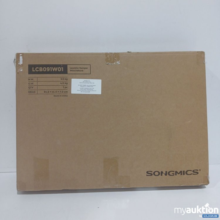 Artikel Nr. 916292: Songmics Wäschekorb LCB091W01 weiß