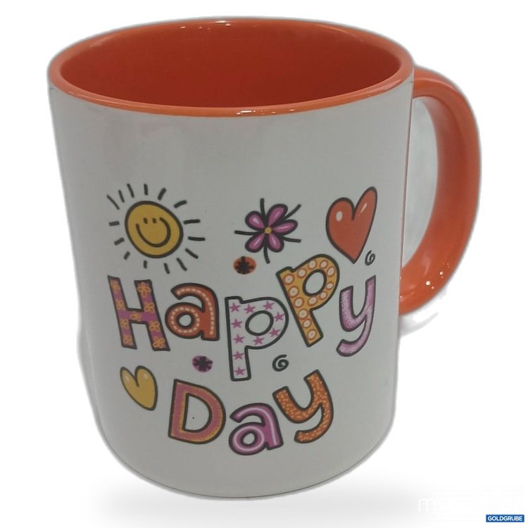 Artikel Nr. 977292 Artikel Nr. 977292: Happy Day Tasse Orange mit dem Namen Traude