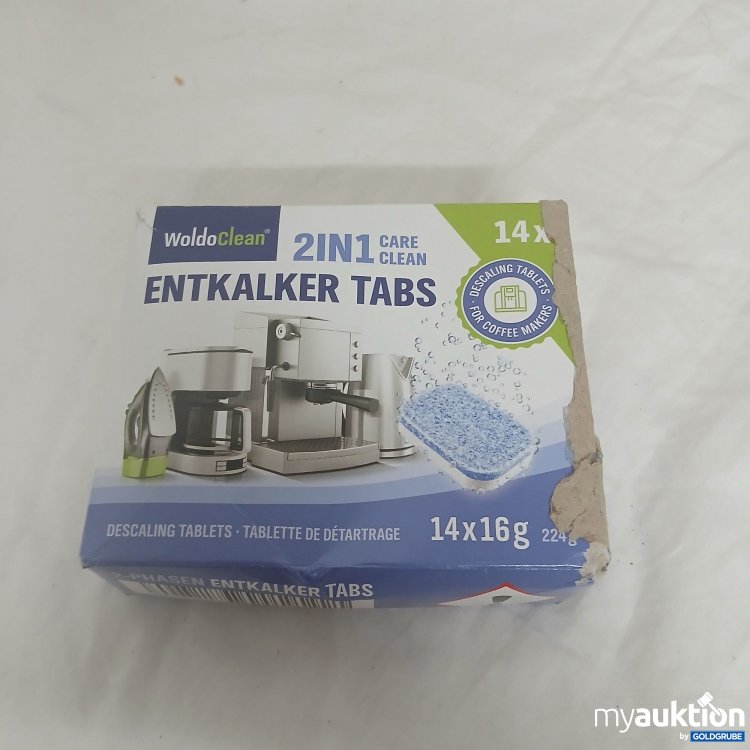 Artikel Nr. 817293 Artikel Nr. 817293: WoldoClean 2in1 Entkalker Tabs 14x16g
