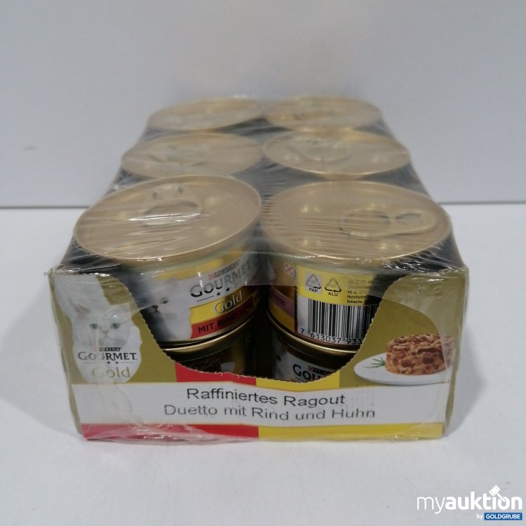 Artikel Nr. 891293: Purina Gourmet Gold  Raffiniertes Ragout mit Rind/Huhb 12x85g