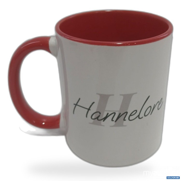 Artikel Nr. 977293 Artikel Nr. 977293: Happy Day Tasse mit Rot mit dem Namen Hannelore