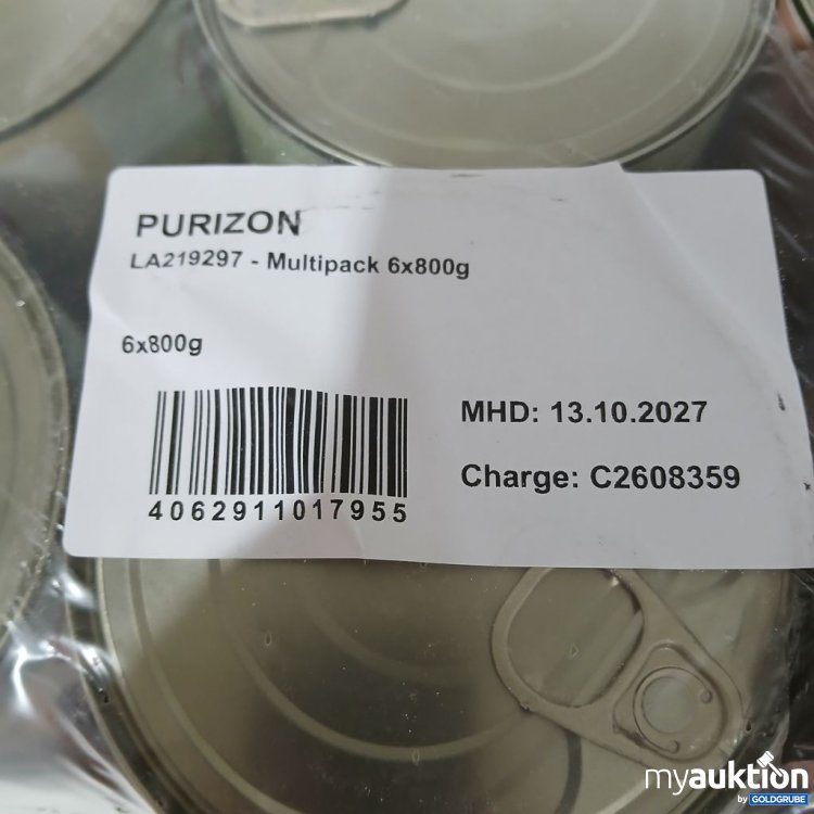Artikel Nr. 978293: Purizon Multipack Katzenfutter 6x800 g