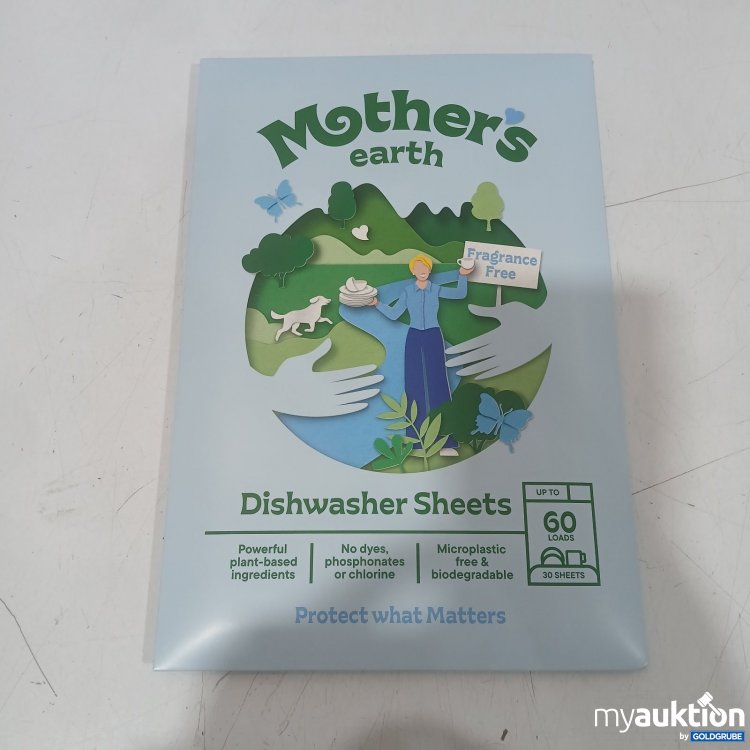 Artikel Nr. 466294: Mothers earth Mother's Dishwasher Sheets 30Sheets, 150 g