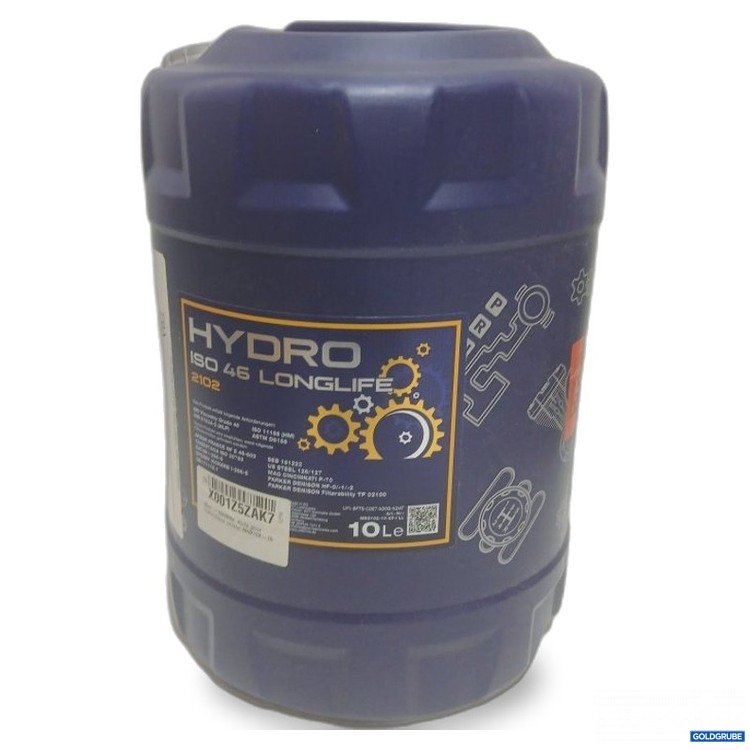 Artikel Nr. 468294 Artikel Nr. 468294: 10L Hydro ISO 46 Longlife 2102 Hydrauliköl
