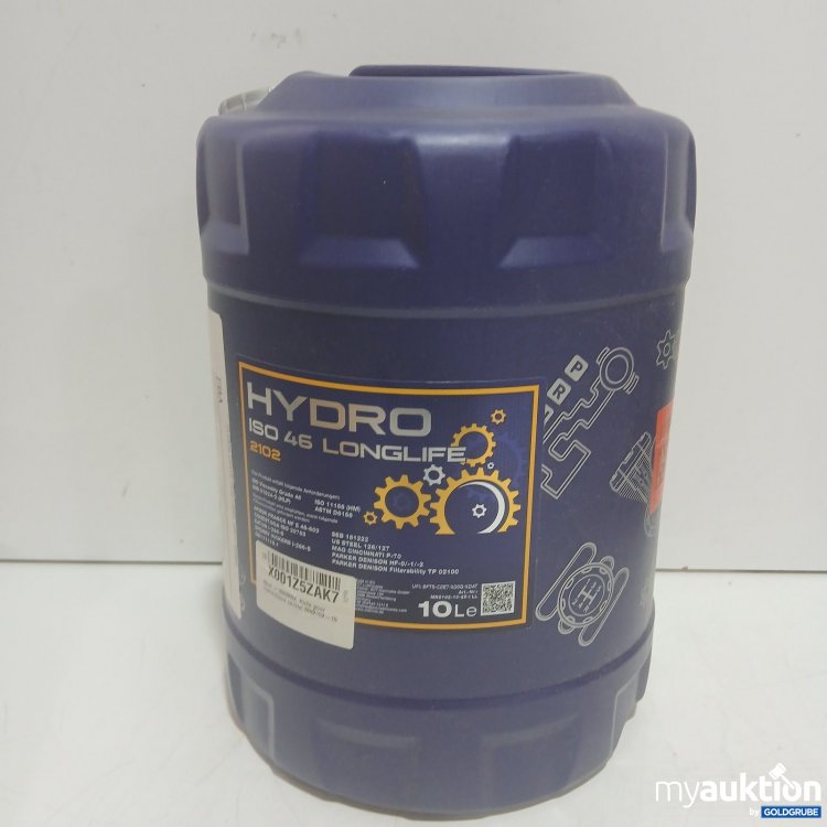 Artikel Nr. 468294 Artikel Nr. 468294: 10L Hydro ISO 46 Longlife 2102 Hydrauliköl
