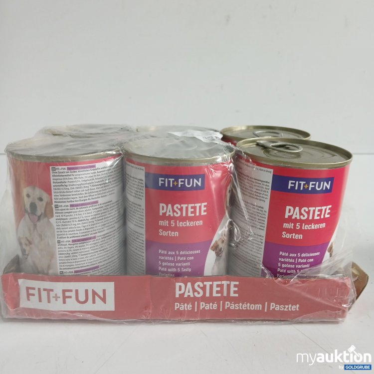 Artikel Nr. 959294: Fit+Fun Pastete mit 5leckeren Sorten 6x 400g 