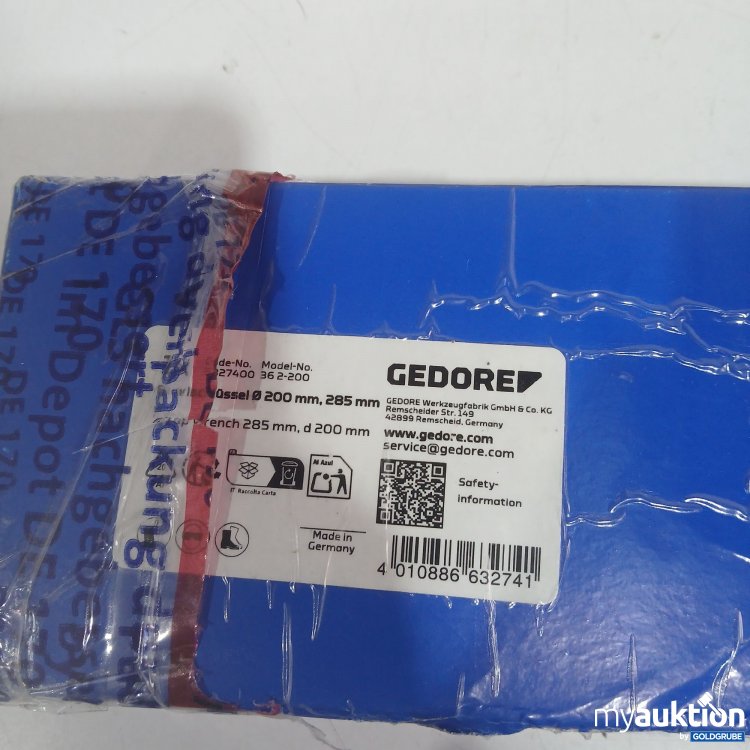 Artikel Nr. 446295 Artikel Nr. 446295: Gedore Bandschlüssel ø200mm, 285mm