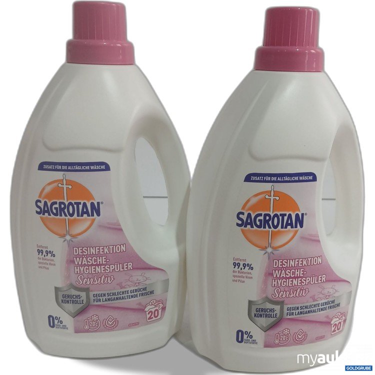Artikel Nr. 460295: Sagrotan Desinfektion Wäsche Hygienespüler Sensitiv je 1,5L 