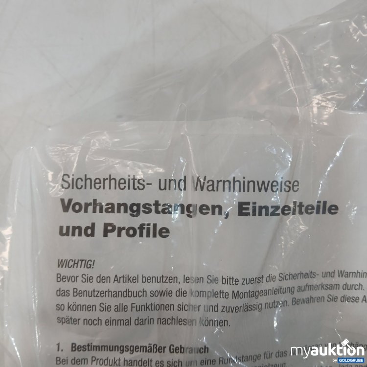 Artikel Nr. 469295 Artikel Nr. 469295: Vorhangstangen Schienen weiß mit Montagematerial
