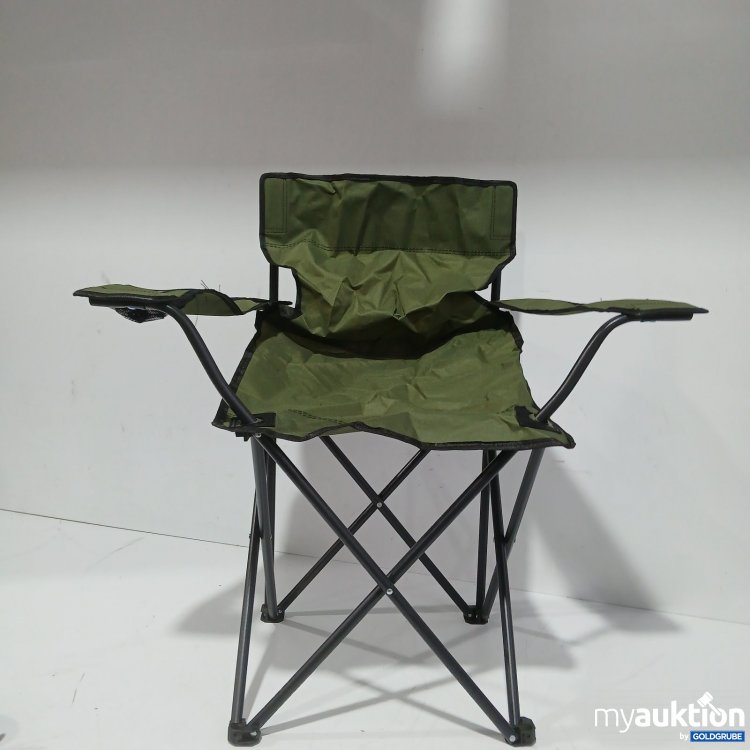 Artikel Nr. 478295: Klappstuhl Campingstuhl grün mit Armlehnen