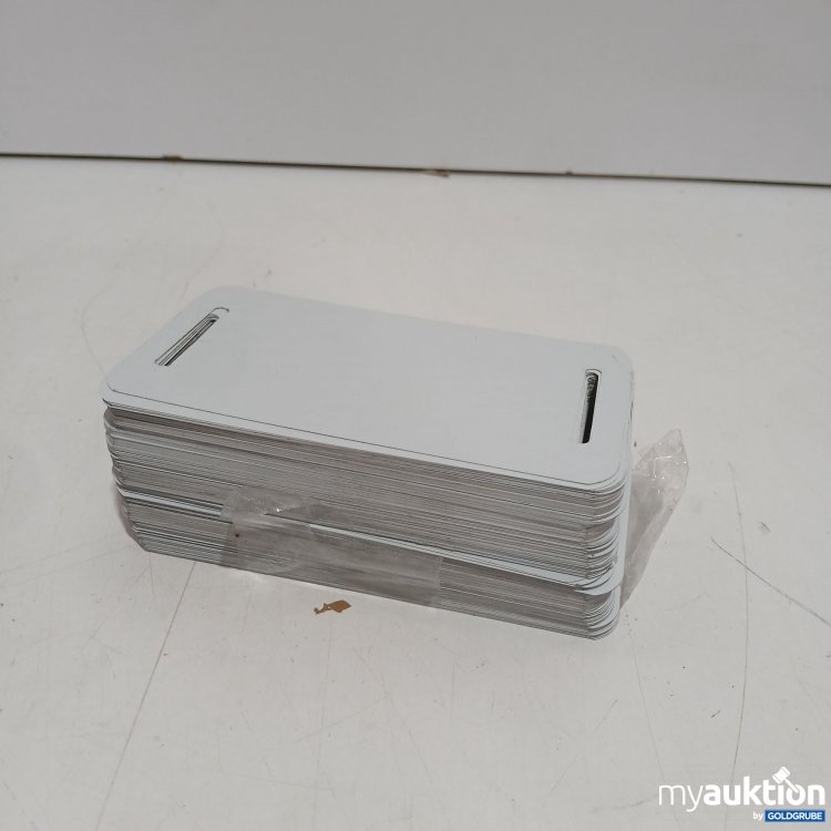 Artikel Nr. 523295: Metalletiketten 12x6cm 