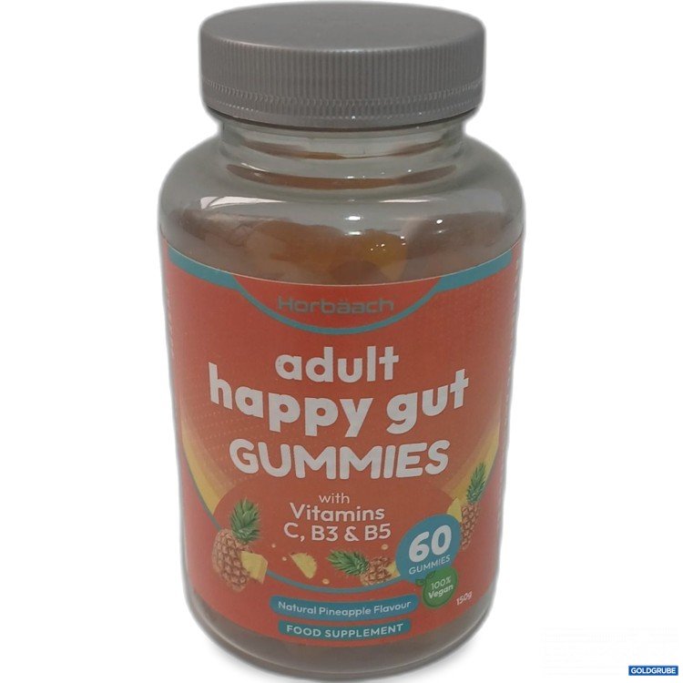 Artikel Nr. 884295: Horbäach Adult Happy Gut Pineapple Gummies 60x