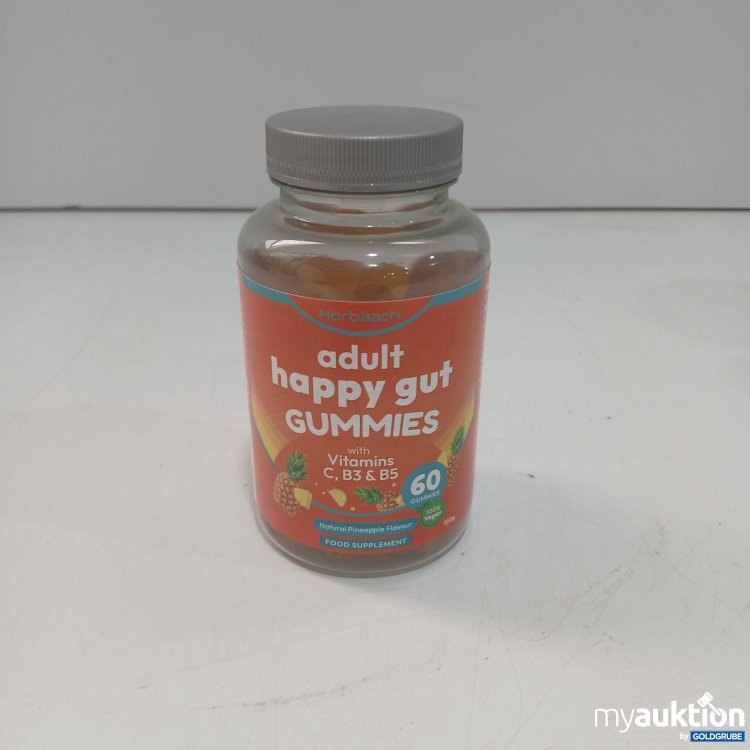 Artikel Nr. 884295: Horbäach Adult Happy Gut Pineapple Gummies 60x