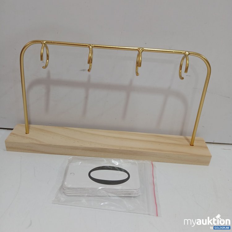 Artikel Nr. 952295 Artikel Nr. 952295: Metall-Schmuckständer mit Holzsockel