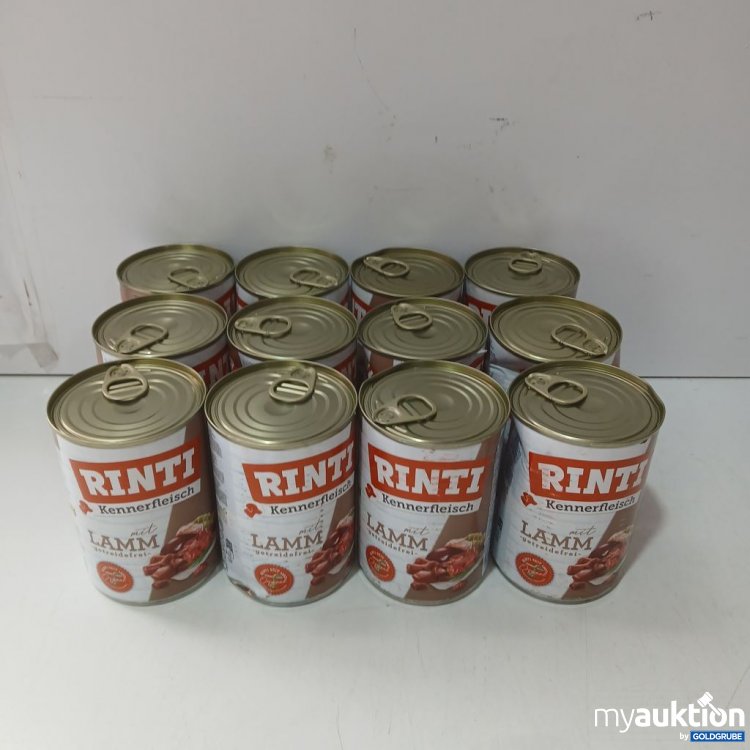 Artikel Nr. 973295: RINTI Kennerfleisch mit Lamm 12x400 g