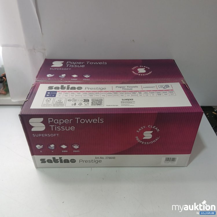 Artikel Nr. 980295: Satino Paper Towels 3000Stk, ca 25×23cm 