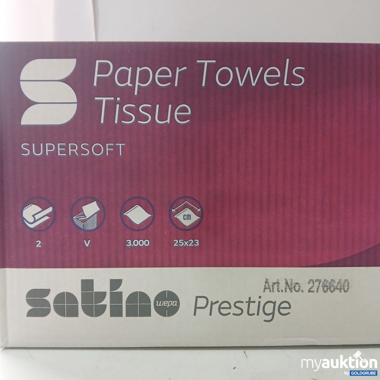 Artikel Nr. 980295: Satino Paper Towels 3000Stk, ca 25×23cm 