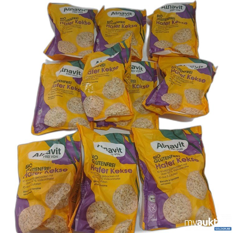 Artikel Nr. 988295 Artikel Nr. 988295: Alnavit Bio Glutenfrei Hafer Kekse 10x125g