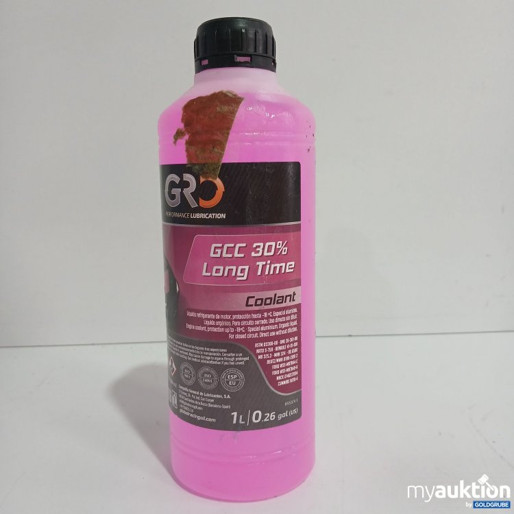 Artikel Nr. 832296: Gro Performance Lubrication GCC 30% Long Time Coolant 1L