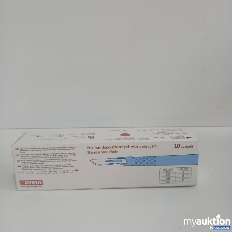 Artikel Nr. 849296 Artikel Nr. 849296: Gima Premium disposable scalpes with Blade guard 10Stk