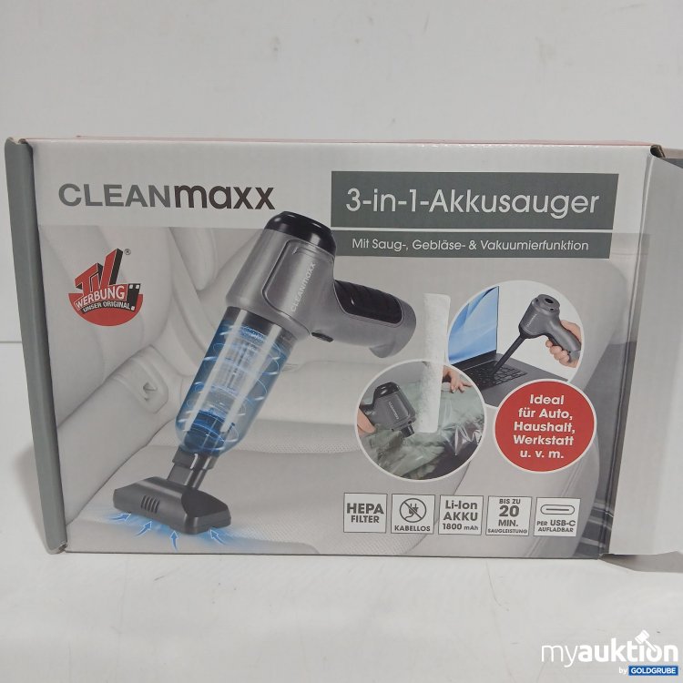 Artikel Nr. 916296: Cleanmaxx 3in1 Akkusauger 