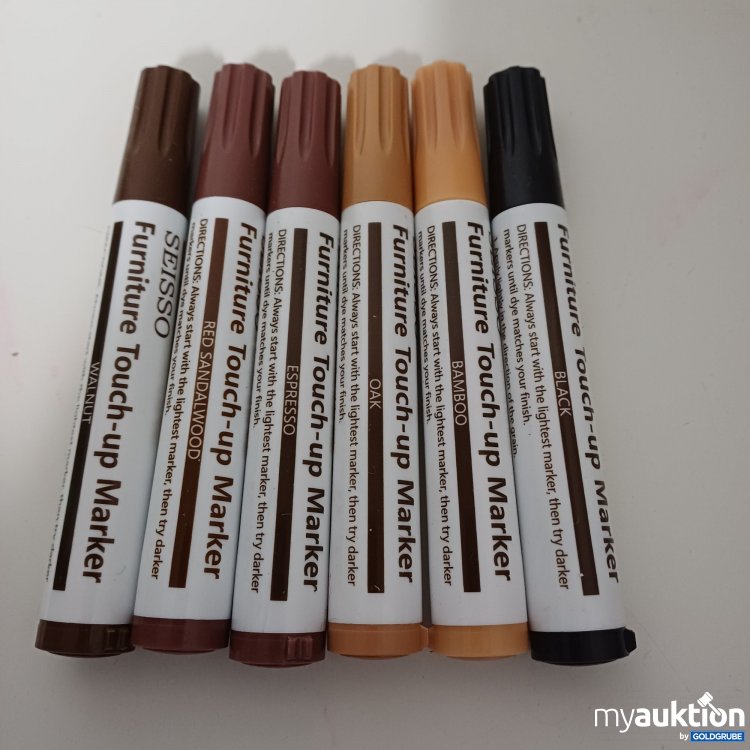 Artikel Nr. 917296: SEISSO Möbel-Reparaturmarker, diverse Brauntöne 6Stk.
