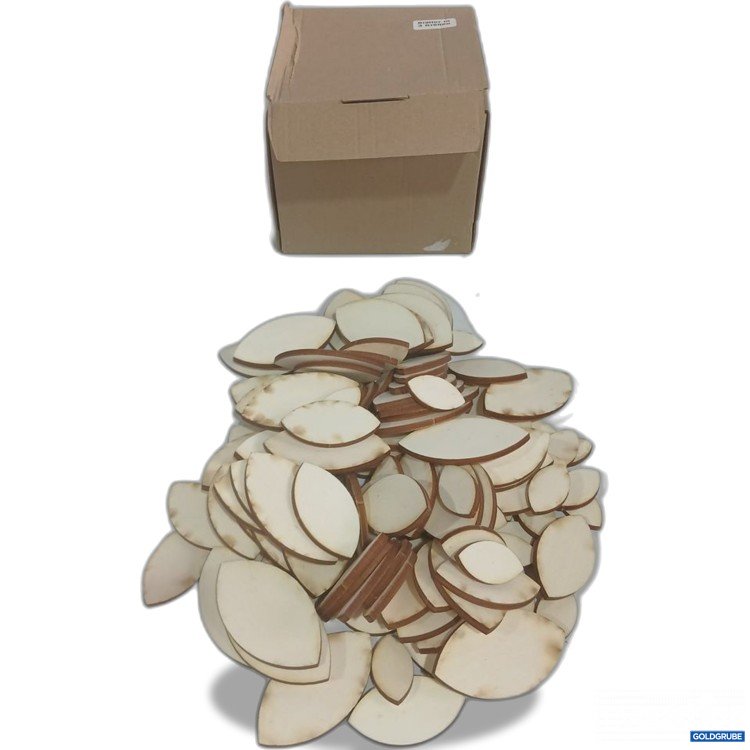 Artikel Nr. 919296: Holzformen Blätter in 3 Größen