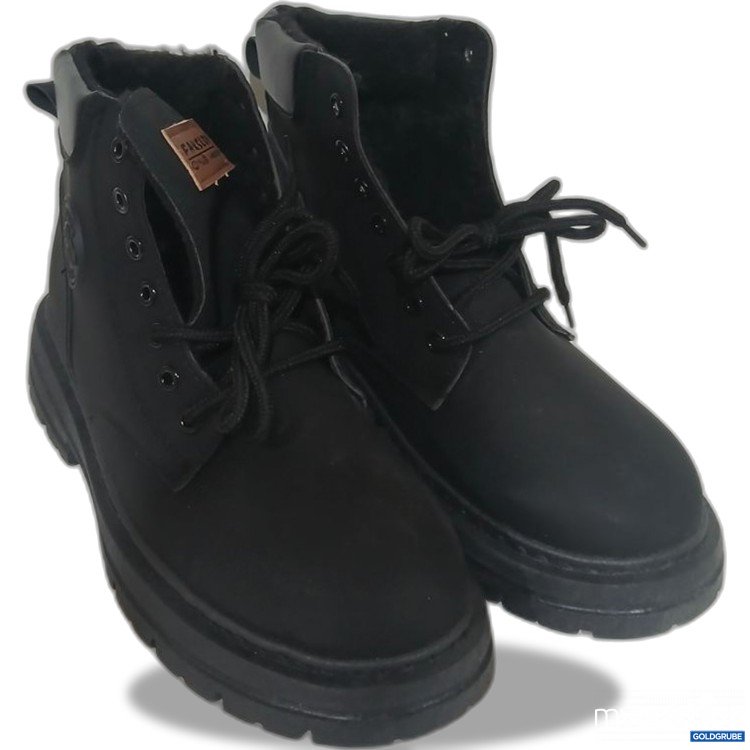 Artikel Nr. 930296 Artikel Nr. 930296: Schwarze Stiefel mit Schnürung und gefüttertem Innenberei