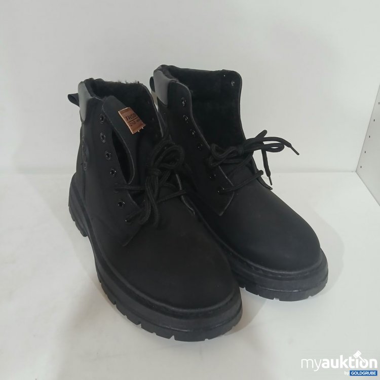 Artikel Nr. 930296 Artikel Nr. 930296: Schwarze Stiefel mit Schnürung und gefüttertem Innenberei